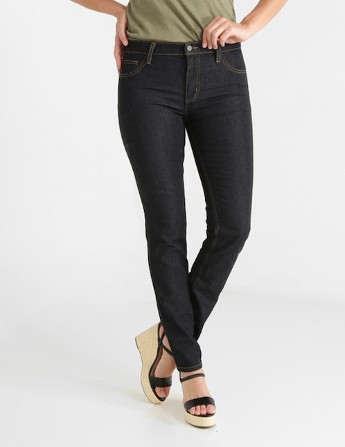 Jeans straight Weekend corte cintura para mujer