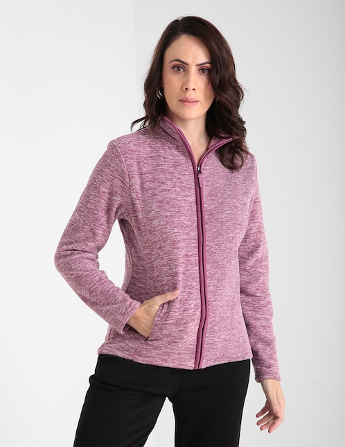 Sudadera Weekend para mujer con bolsillos jaspeada en SB