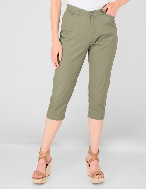 Pantalón capri Weekend recto para mujer en SB
