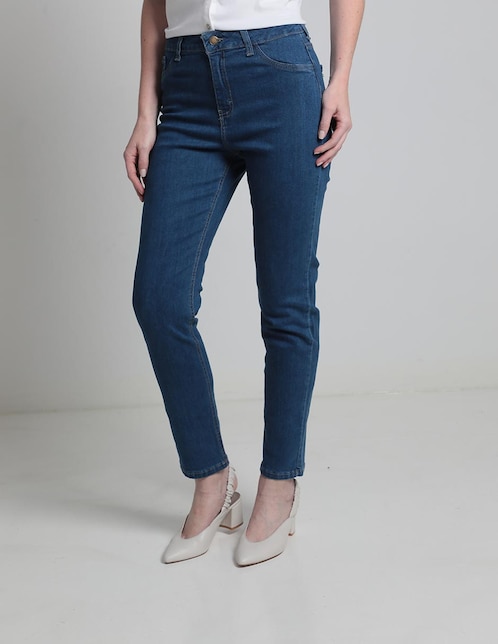 Jeans straight para mujer 1