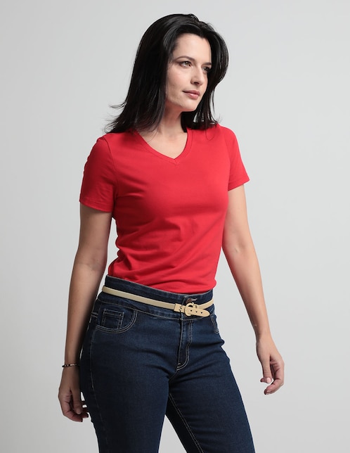 PLAYERA WKM24112-A07, G, CARMÍN CLARO