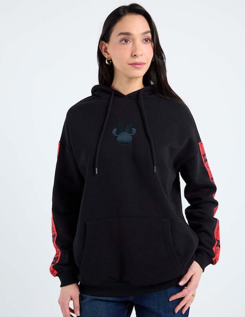 Sudadera con capucha y bolsa Minnie Mouse para mujer 1