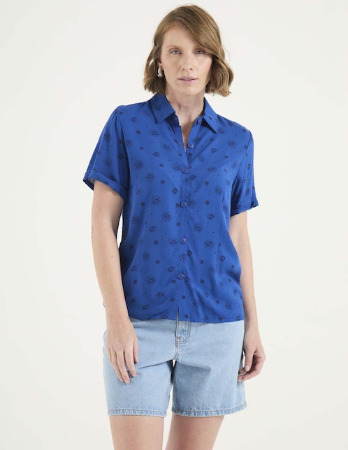 Blusa manga corta para mujer 1
