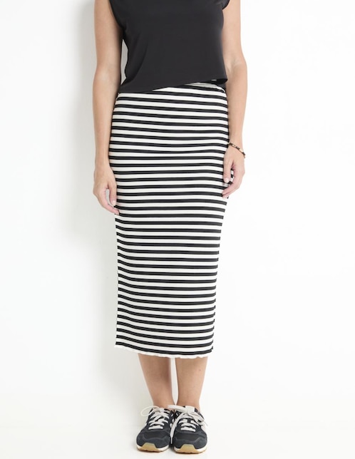 FALDA 3/4 WEEKEND, CH, AZUL MARINO PRET