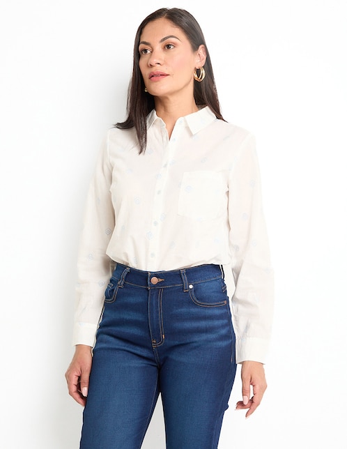 Blusa manga larga para mujer 1