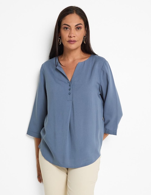 Blusa manga 3/4 para mujer 1