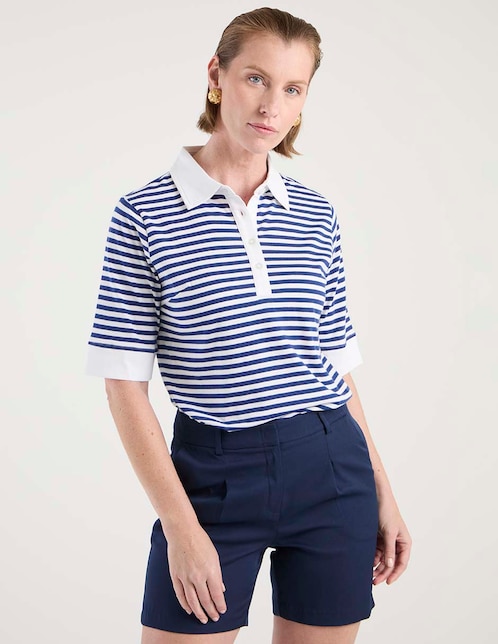 PLAYERA WKMN25381-09 WEEKEND, CH, NAVY