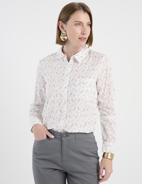 Blusa manga larga para mujer 1