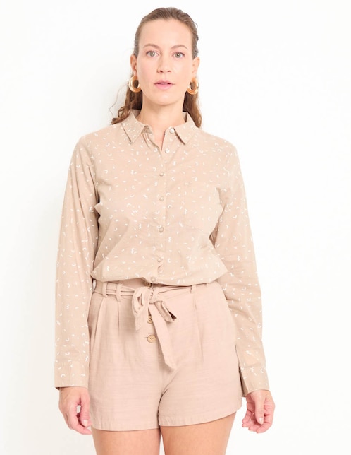 Blusa manga larga para mujer 1