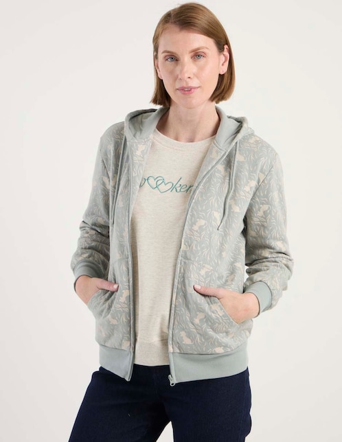 Sudadera con capucha y bolsa Disney Dtr para mujer