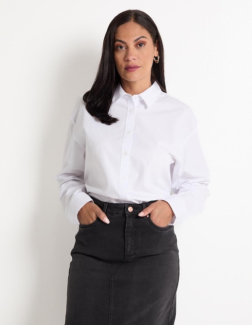 Blusa manga larga para mujer