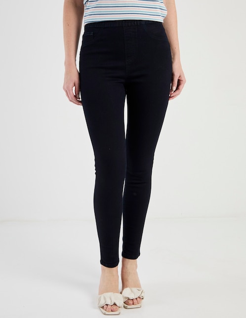 Jeans skinny cintura alta para mujer 1