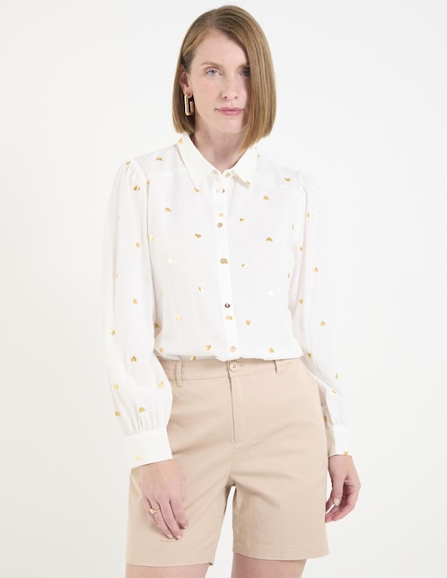 Blusa manga larga para mujer 1