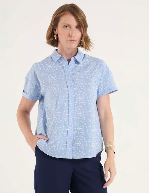 BLUSA WKM26298-01H W, M, CIELO OBSCURO