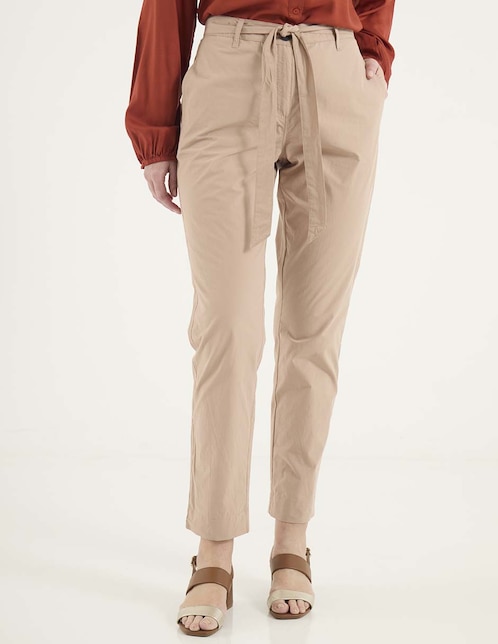 Pantalón chino slim para mujer 1