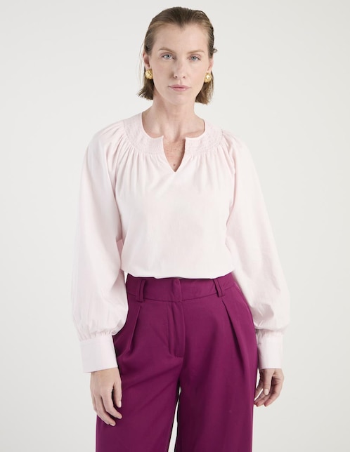 Blusa manga larga para mujer 1