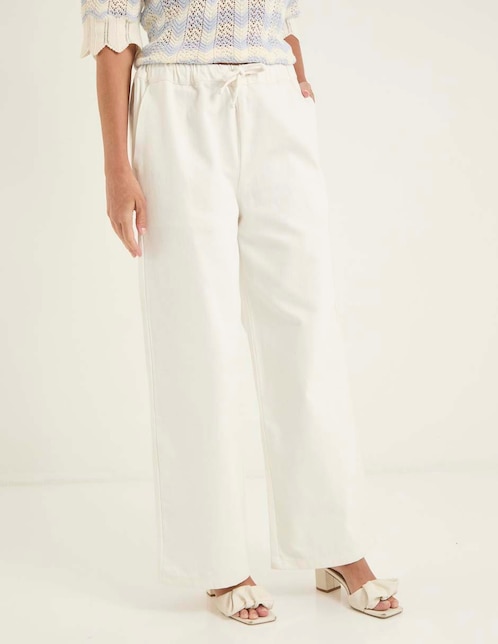 Pantalón easy pant wide leg para mujer 1