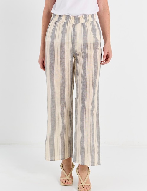 Pantalón relaxed wide leg para mujer 1