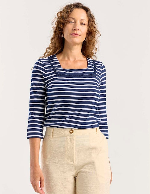 PLAYERA WKMR26580-03, CH, AZUL MARINO