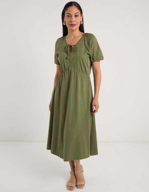 Vestido midi casual para mujer 1