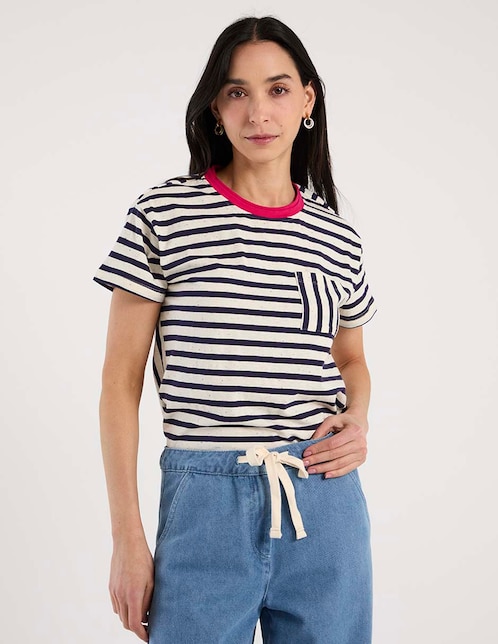 PLAYERA WKM26560-04 W, CH, AZUL MARINO