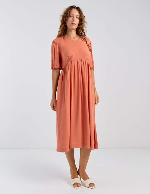 VESTIDO WEEKEND, CH, TERRACOTA CLARO ES