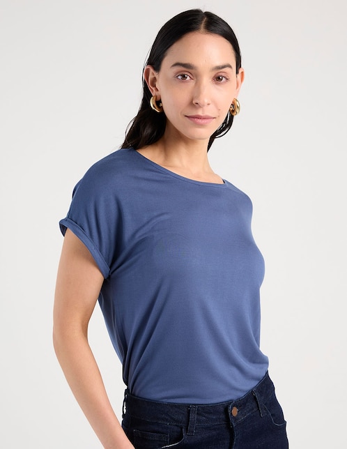 BLUSA WKM26145-05 WEEK, CH, DARK DENIM