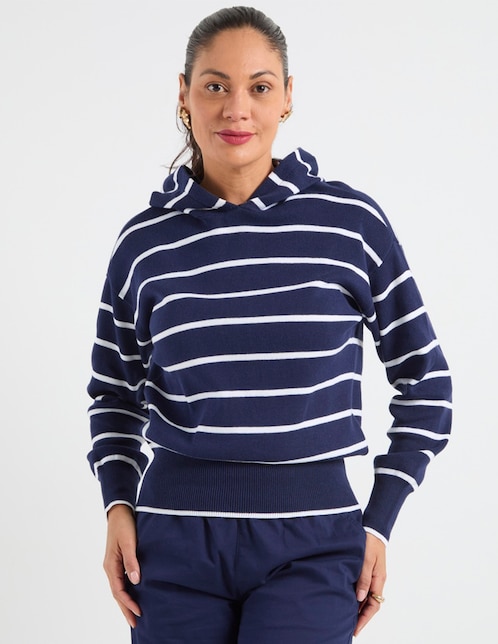 SUDADERA WKM26181-06 W, M, AZUL MARINO