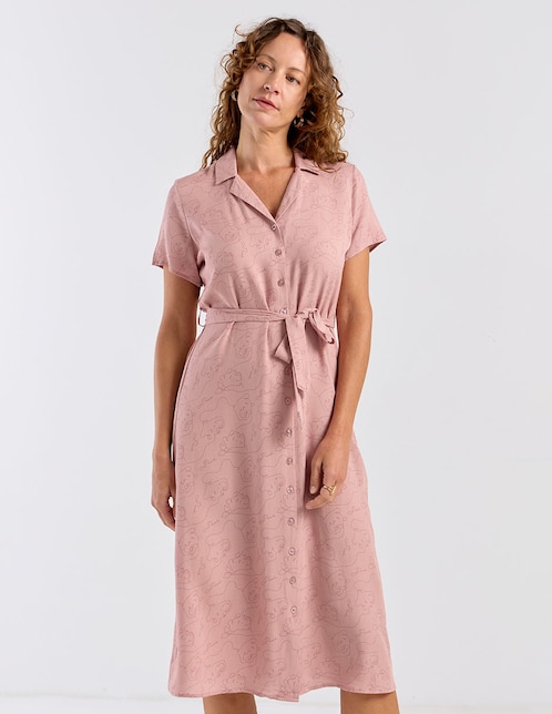 Vestido midi casual para mujer 1