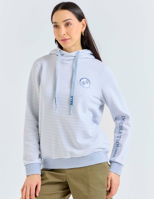 Sudadera con capucha Double Trouble para mujer 1