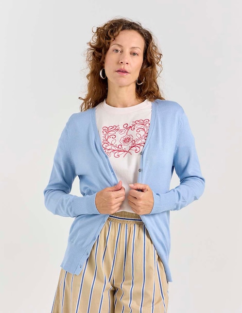SUETER WKMV26200-04 WE, G, DENIM CLARO