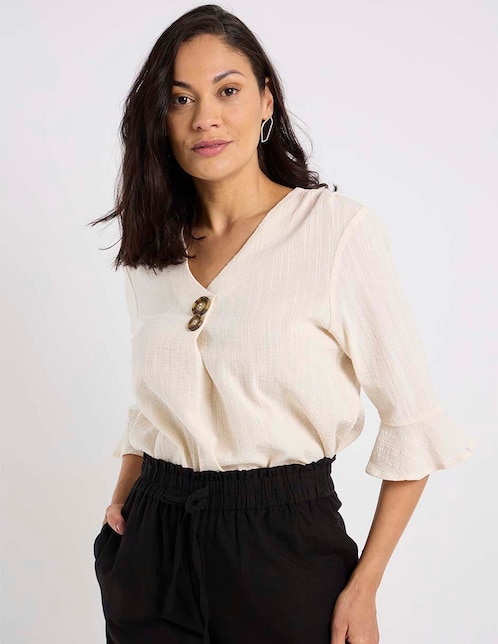 Blusa manga 3/4 para mujer 1