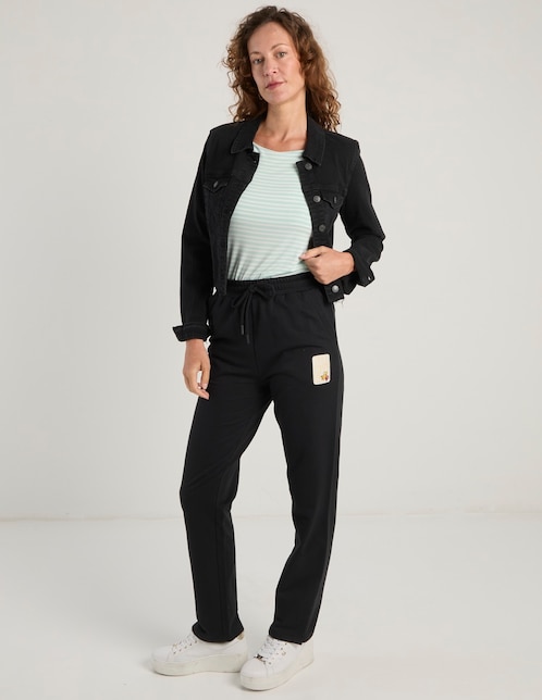 Pants slim con agujeta para mujer 1