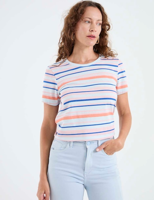 PLAYERA WKM26019-01H WEEKEND, EG, NAVY