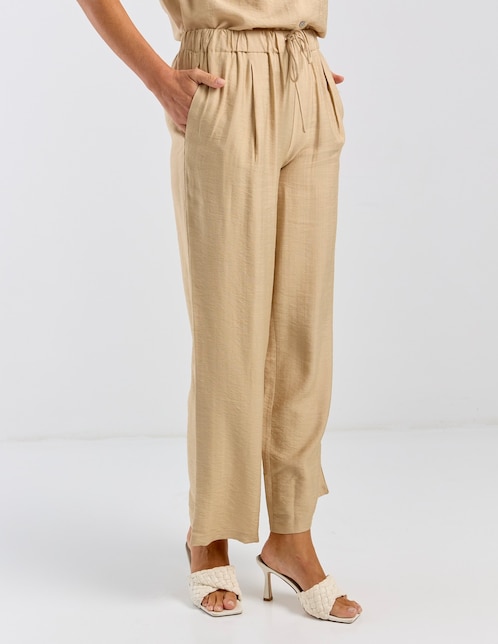 Pantalón relaxed amplio para mujer 1