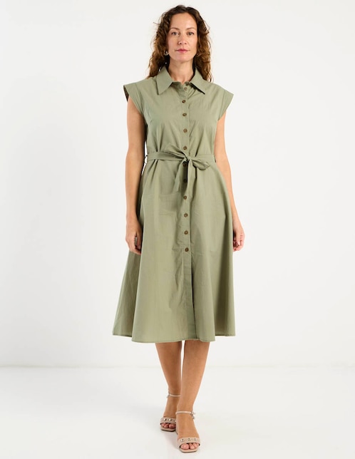 Vestido midi casual para mujer 1