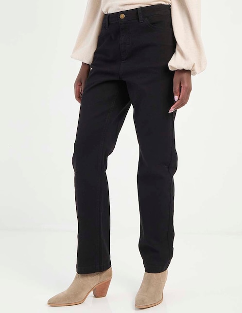 Jeans straight para mujer 1