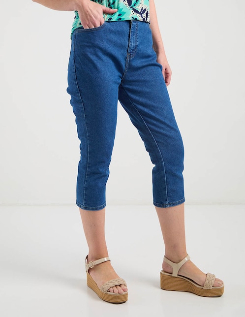 Pantalón capri slim para mujer 1