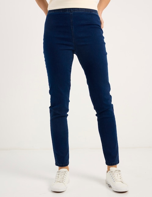 Jegging skinny a la cintura para mujer 1