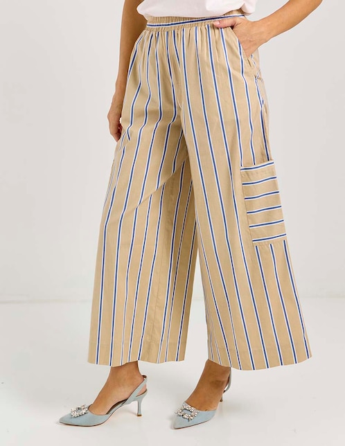 Pantalón cargo amplio para mujer 1