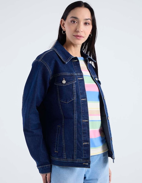 CHAMARRA WEEKEN, M, ÍNDIGO DENIM MEDIO