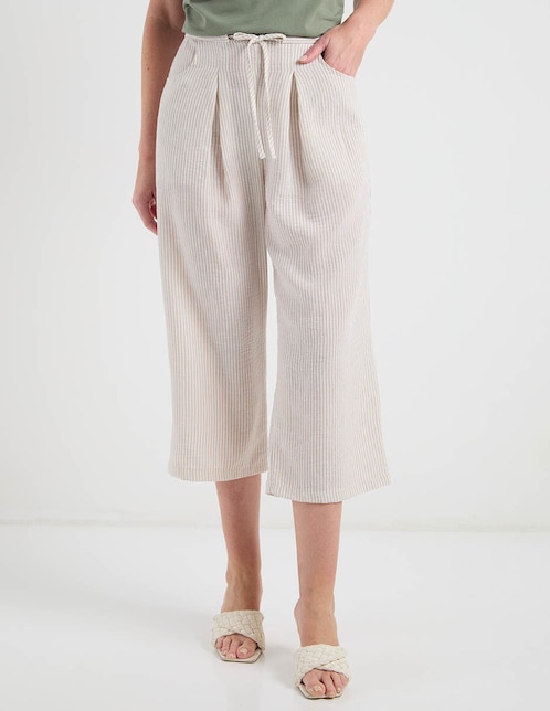 Pantalón capri Weekend amplio para mujer