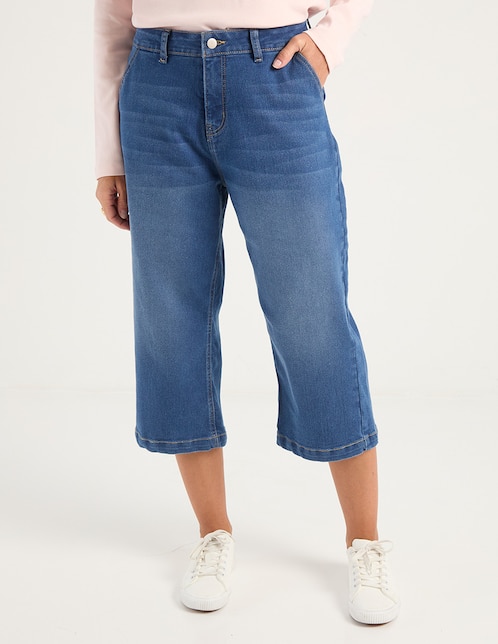 Jeans wide leg para mujer 1