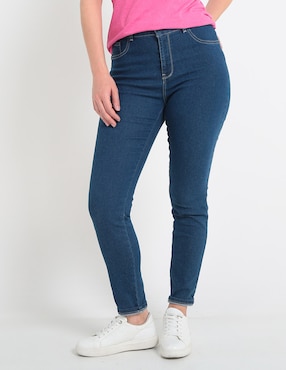 Jeans Skinny Weekend Corte Cintura Para Mujer