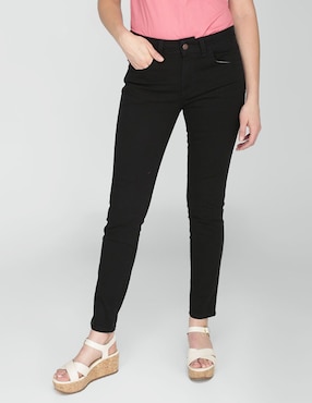 Jeans Skinny Weekend Corte Cintura Para Mujer