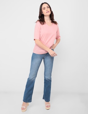 Blusa Weekend manga corta para mujer