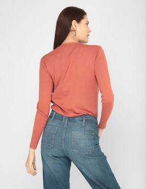 Suéter Weekend para mujer cuello V