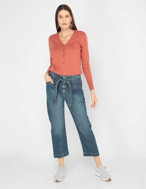 Suéter Weekend para mujer cuello V
