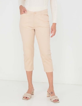 Pantalón capri Weekend slim para mujer