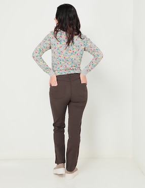 Pantalón capri slim para mujer